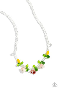 Paparazzi "World GLASS Wonder" Orange Necklace & Earring Set Paparazzi Jewelry