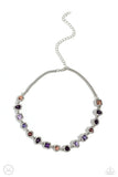 Paparazzi "Abstract Admirer" Purple Choker Necklace & Earring Set Paparazzi Jewelry