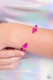 Paparazzi "Punky Plot Twist" Pink Bracelet Paparazzi Jewelry