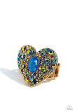 Paparazzi "Bejeweled Beau" Blue Ring Paparazzi Jewelry