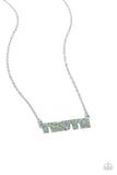 Paparazzi "Truth Trinket" Blue Necklace & Earring Set Paparazzi Jewelry
