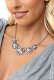 Paparazzi "Gatsby Gallery" Blue Necklace & Earring Set Paparazzi Jewelry