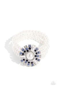 Paparazzi "Gifted Gatsby" Blue Bracelet Paparazzi Jewelry