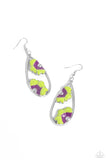Paparazzi "Airily Abloom" Green Earrings Paparazzi Jewelry