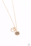 Paparazzi "Expect Miracles" Gold Necklace & Earring Set Paparazzi Jewelry