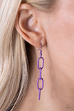 Paparazzi "Tranquil Unity" Purple Lanyard Necklace & Earring Set Paparazzi Jewelry