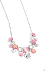 Paparazzi "Corporate Color" Pink Necklace & Earring Set Paparazzi Jewelry