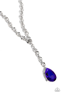 Paparazzi "Benevolent Bling" Purple Necklace & Earring Set Paparazzi Jewelry