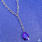 Paparazzi "Benevolent Bling" Purple Necklace & Earring Set Paparazzi Jewelry