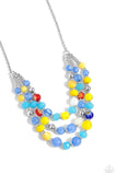 Paparazzi "Summer Scope" Blue Necklace & Earring Set Paparazzi Jewelry