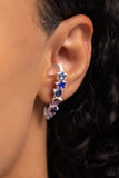 Paparazzi "In Good Shape" Blue Post Earrings Paparazzi Jewelry