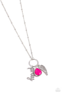 Paparazzi "Angelic Artistry" Pink Necklace & Earring Set Paparazzi Jewelry