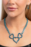 Paparazzi  "Eclectically Enamored" Blue Necklace & Earring Set Paparazzi Jewelry