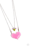 Paparazzi "Heart-Racing Recognition" Pink Necklace & Earring Set Paparazzi Jewelry