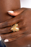 Paparazzi "Smitten Shimmer" Gold Ring Paparazzi Jewelry