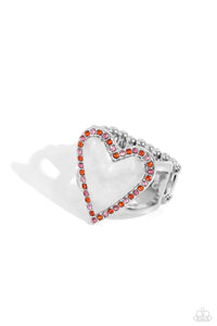 Paparazzi "Smitten Shimmer" Orange Ring Paparazzi Jewelry