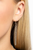 Paparazzi "Give Grace" Silver Necklace & Earring Set Paparazzi Jewelry