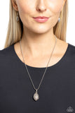 Paparazzi "Timeless Tackle" Silver Necklace & Earring Set Paparazzi Jewelry