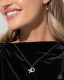 Paparazzi "XO Showcase" White Necklace & Earring Set Paparazzi Jewelry