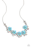 Paparazzi "Ethereally Enamored" White Necklace & Earring Set Paparazzi Jewelry