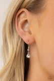 Paparazzi "Ethereally Enamored" White Necklace & Earring Set Paparazzi Jewelry