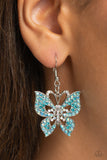 Paparazzi "Bejeweled Breeze" Blue Earrings Paparazzi Jewelry