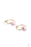 Paparazzi "Romantic Representative" Pink Earrings Paparazzi Jewelry