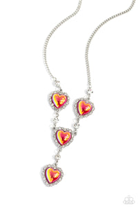 Paparazzi "Stuck On You" Red Necklace & Earring Set Paparazzi Jewelry