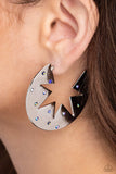 Paparazzi "Starry Sensation" Blue Post Earrings Paparazzi Jewelry