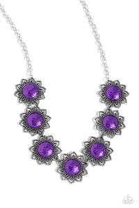 Paparazzi "The GLITTER Takes It All" Purple Necklace & Earring Set Paparazzi Jewelry