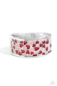 Paparazzi "Penchant for Patterns" Red Bracelet Paparazzi Jewelry