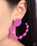 Paparazzi "Have It Both PHASE" Pink Post Earrings Paparazzi Jewelry