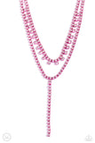 Paparazzi "Champagne Night" Pink Necklace & Earring Set Paparazzi Jewelry