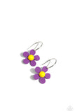Paparazzi "More FLOWER To You!" Purple Post Earrings Paparazzi Jewelry
