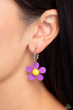 Paparazzi "More FLOWER To You!" Purple Post Earrings Paparazzi Jewelry
