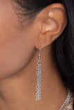 Paparazzi "Moth Medley" Silver Necklace & Earring Set Paparazzi Jewelry