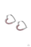 Paparazzi "Be Mine, Valentine?" Pink Post Earrings Paparazzi Jewelry