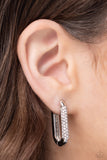 Paparazzi "Generating Glitter" White Post Earrings Paparazzi Jewelry