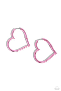 Paparazzi "Loving Legend" Pink Post Earrings Paparazzi Jewelry