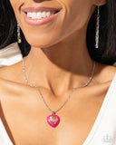 Paparazzi "Heartfelt Hope" Pink Necklace & Earring Set Paparazzi Jewelry