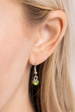 Paparazzi "Star Quality Sensation" Green Necklace & Earring Set Paparazzi Jewelry