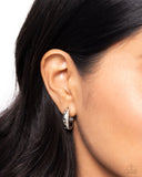 Paparazzi "Perceptive Polish" White Post Earrings Paparazzi Jewelry