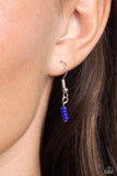 Paparazzi "Nostalgic Novelty" Blue Necklace & Earring Set Paparazzi Jewelry