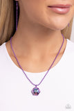 Paparazzi "Sprinkle of Simplicity" Purple Necklace & Earring Set Paparazzi Jewelry