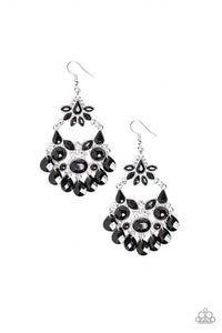 Paparazzi "Garden Dream" Black Earrings Paparazzi Jewelry