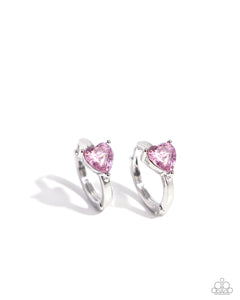 Paparazzi "High Nobility" Pink Post Earrings Paparazzi Jewelry