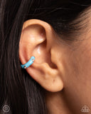 Paparazzi "Coastal Color" Blue Ear Cuff Post Earrings Paparazzi Jewelry