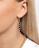 Paparazzi "Leading Loops" Silver Necklace & Earring Set Paparazzi Jewelry