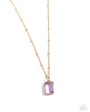 Paparazzi "Suave Simplicity" Purple Necklace & Earring Set Paparazzi Jewelry