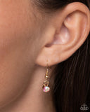 Paparazzi "Winged Wonder" Gold Necklace & Earring Set Paparazzi Jewelry